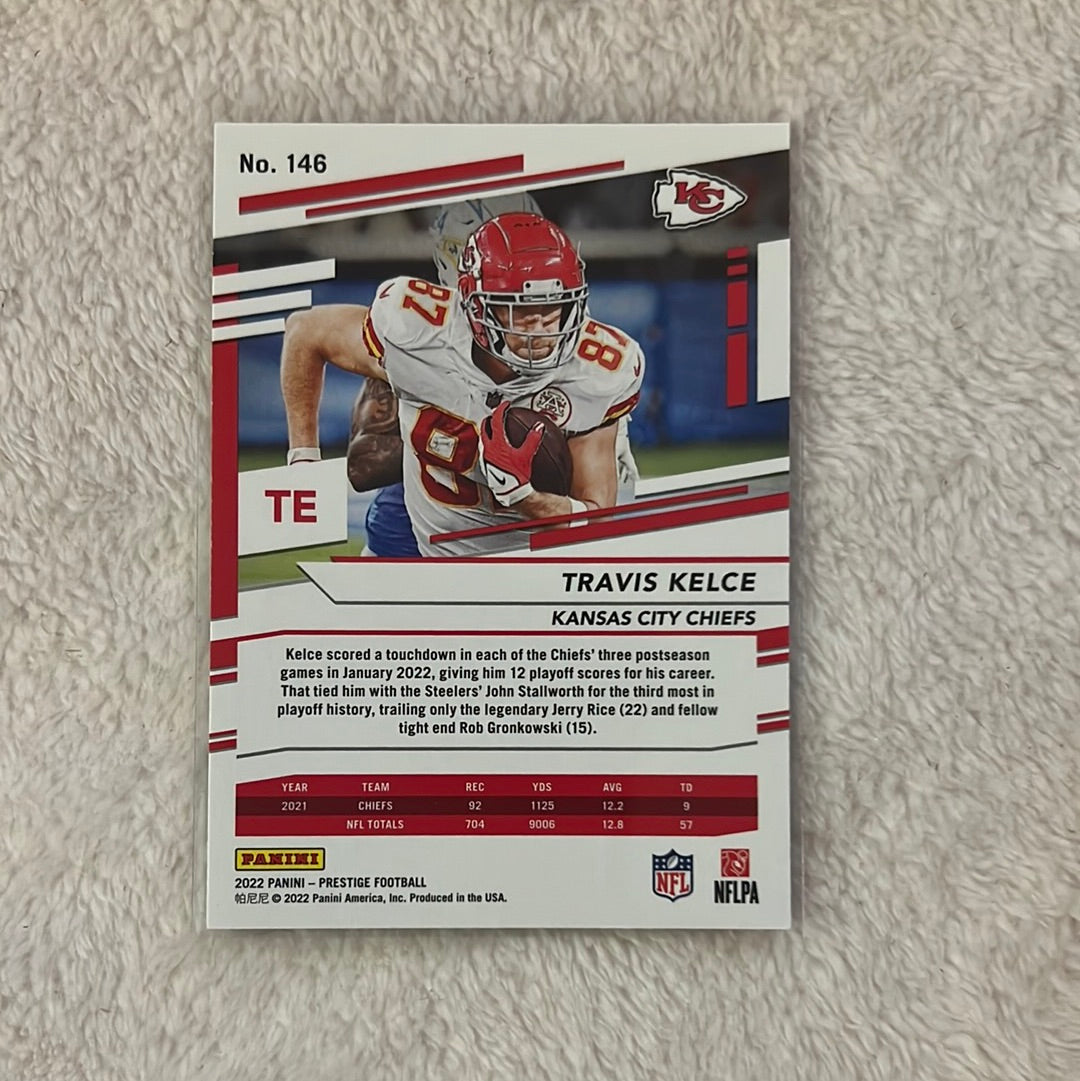 Travis Kelce #146 - 2022 Panini Prestige (Kansan City Chiefs)