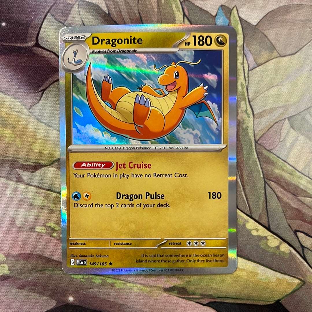 Dragonite 149/165 - SV: Pokémon 151 Holo Rare Card