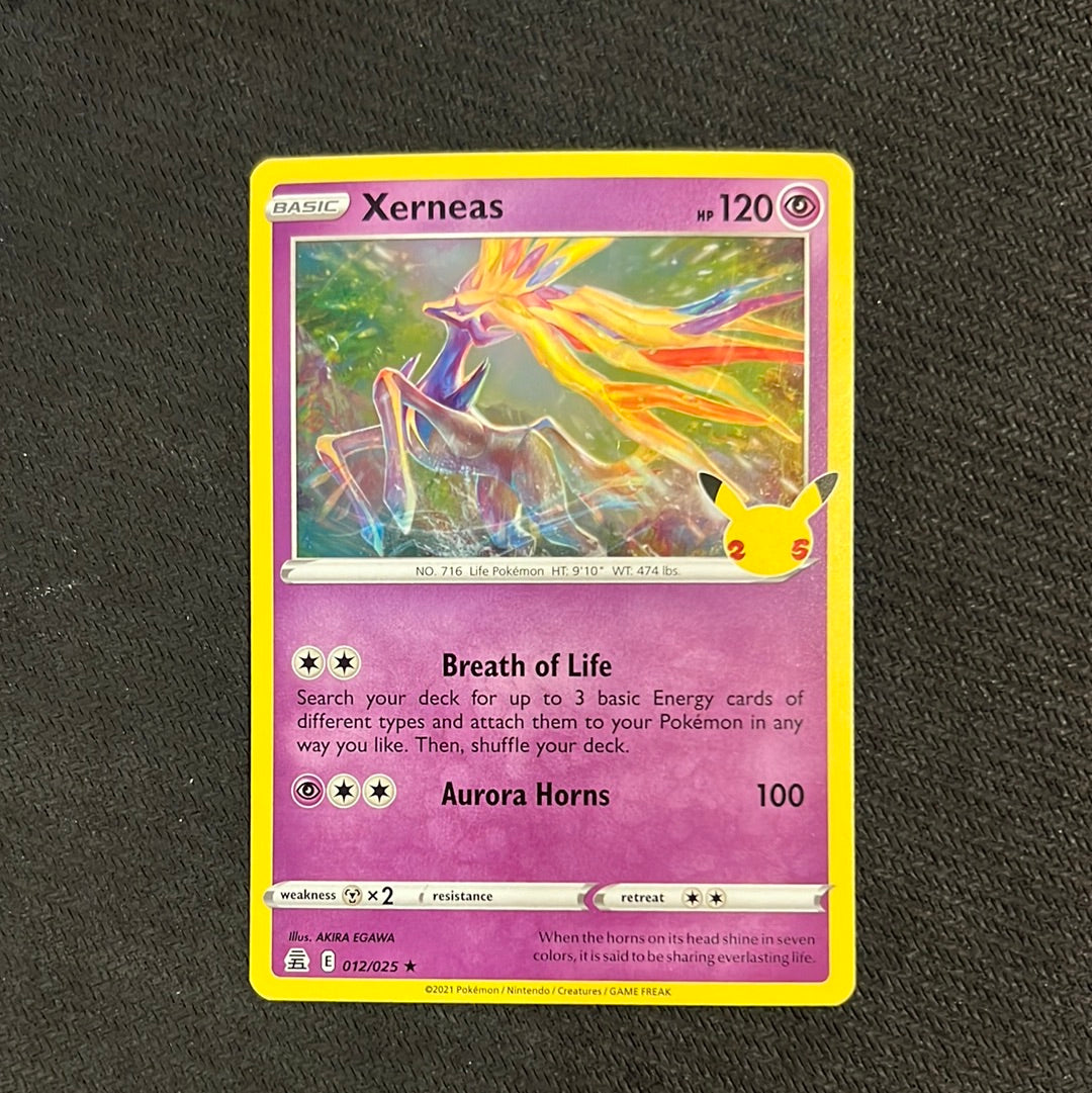 Pokemon: Xerneas 012/025 - Celebration (Holo Rare) NM