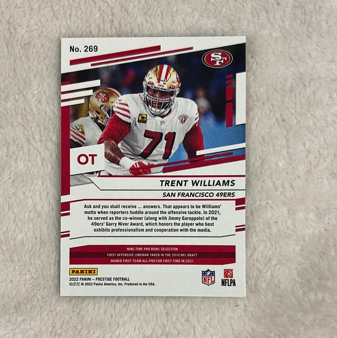 Trent Williams #269 - 2022 Panini Prestige (SF 49ers)