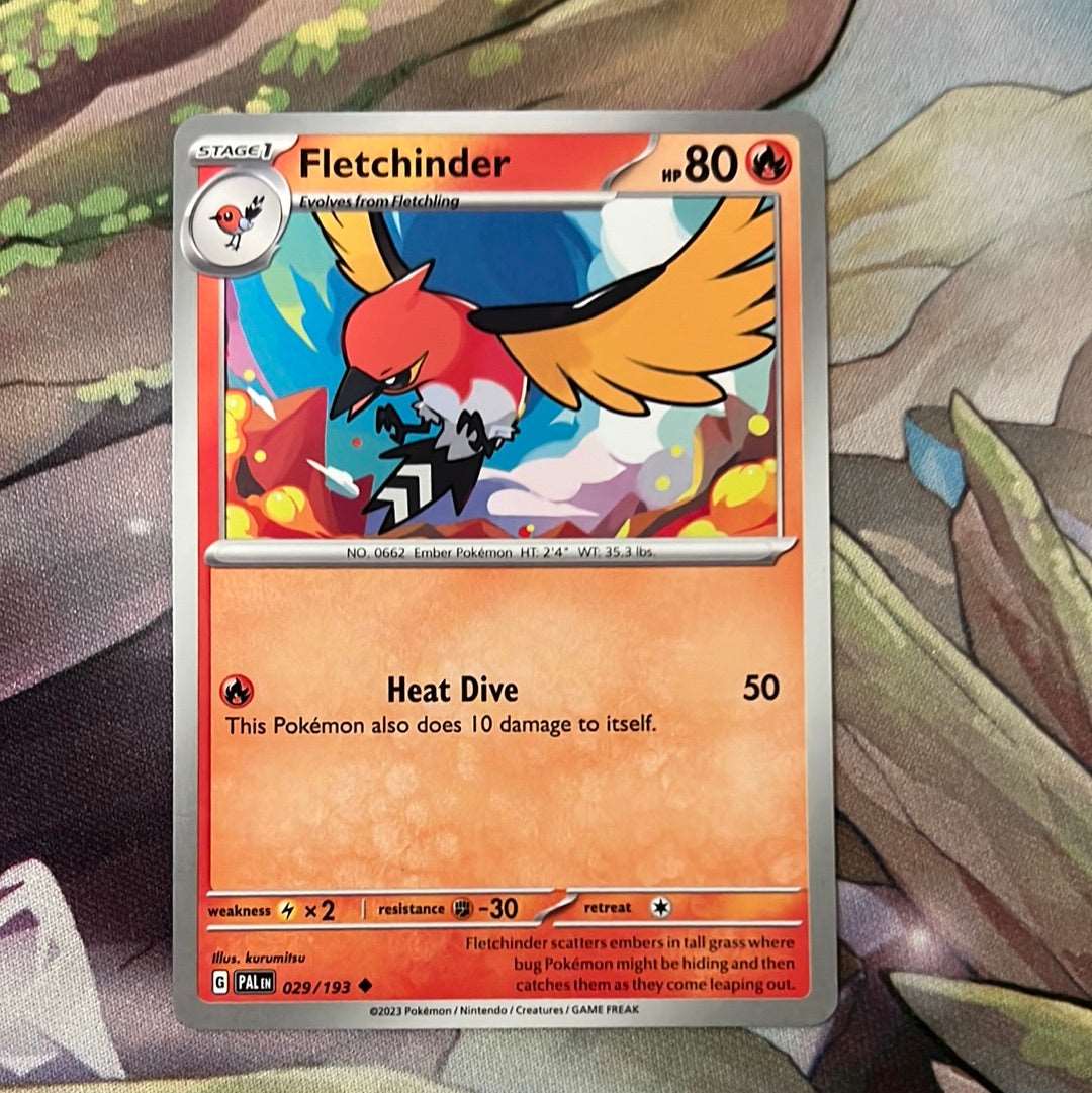 Fletchinder 029/193 - Paldea Evolved uncommon (Non-Holo)