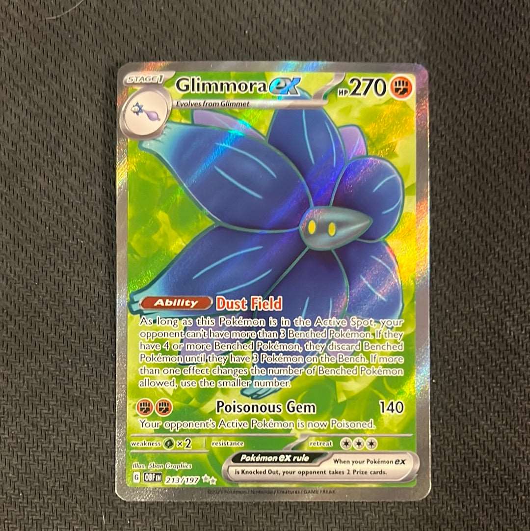 Pokémon: Glimmora ex 213/197 - Obsidian Flame Ultra Rare