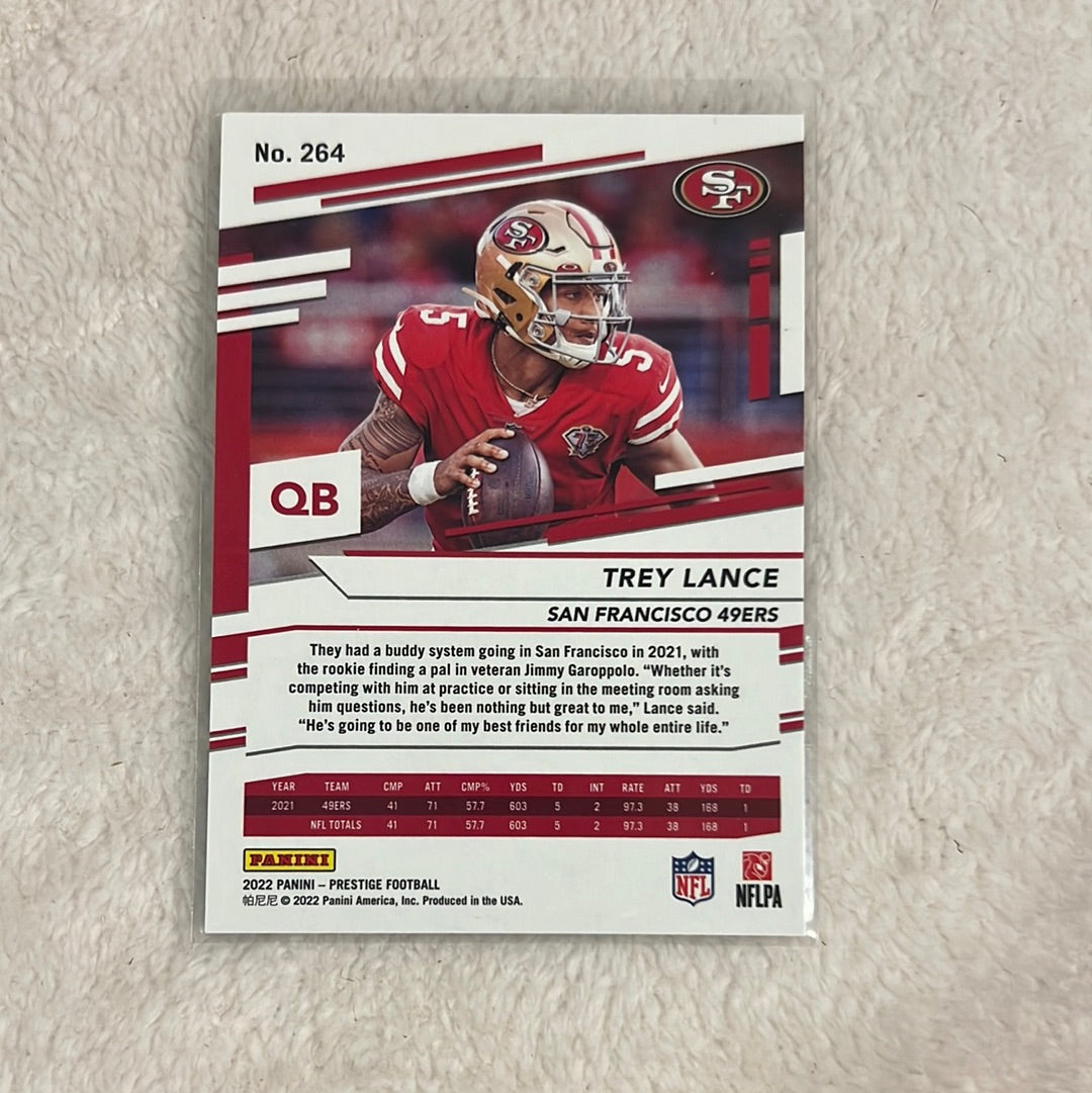 Trey Lance #264 - 2022 Panini Prestige (SF 49ers)