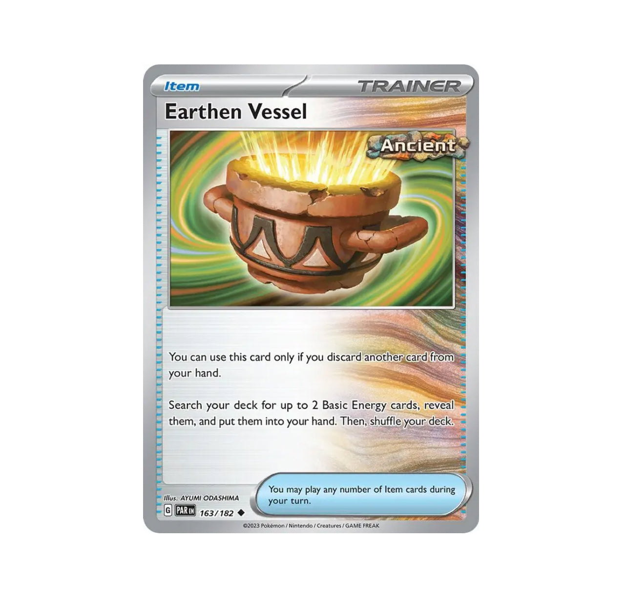 Pokemon: Earthen Vessel 163/182 - SV04: Paradox Rift (Non-Holo)
