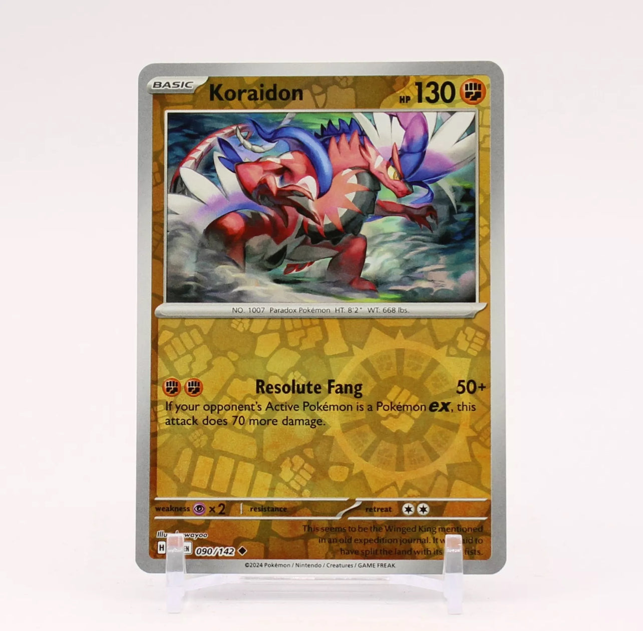 Pokemon: Koraidon 090/142 - Stellar Crown (Reverse Holo Uncommon) NM