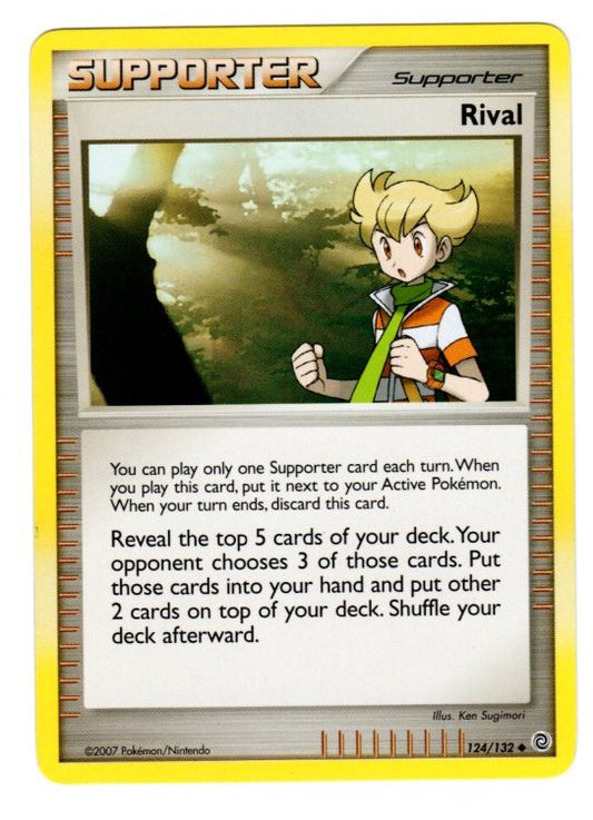 Rival Supporter 124/132 Secret Wonder - Regular (Non-Holo) Pokemon Card - NM