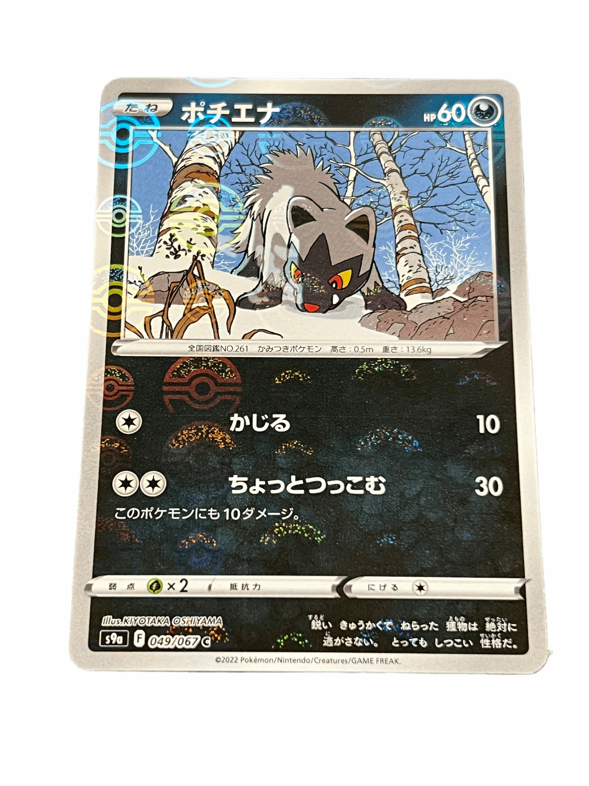 Poochyena 049/067 Reverse Mirror Holo - Japanese S9a Battle Region