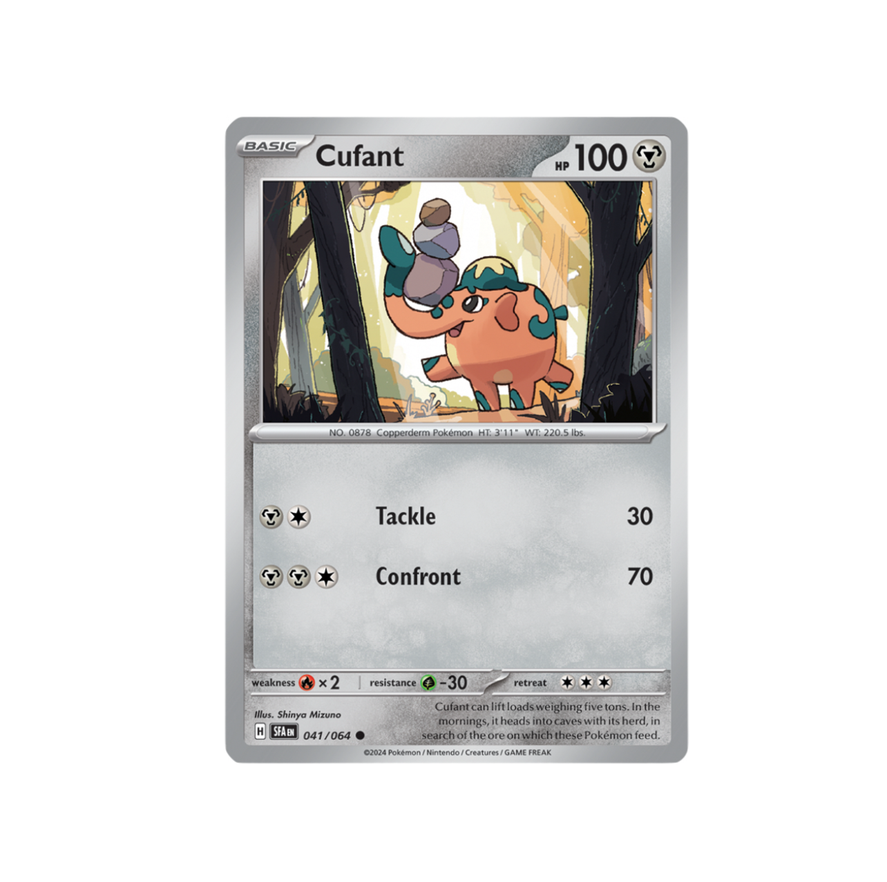 Pokemon: Cufant 041/064 - Shrouded Fable (Non-Holo) NM