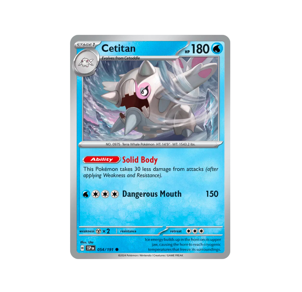 Pokemon: Cetitan 054/191 - SV08: Surging Sparks (Non-Holo) NM