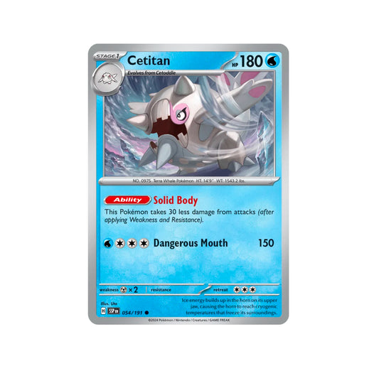 Pokemon: Cetitan 054/191 - SV08: Surging Sparks (Non-Holo) NM