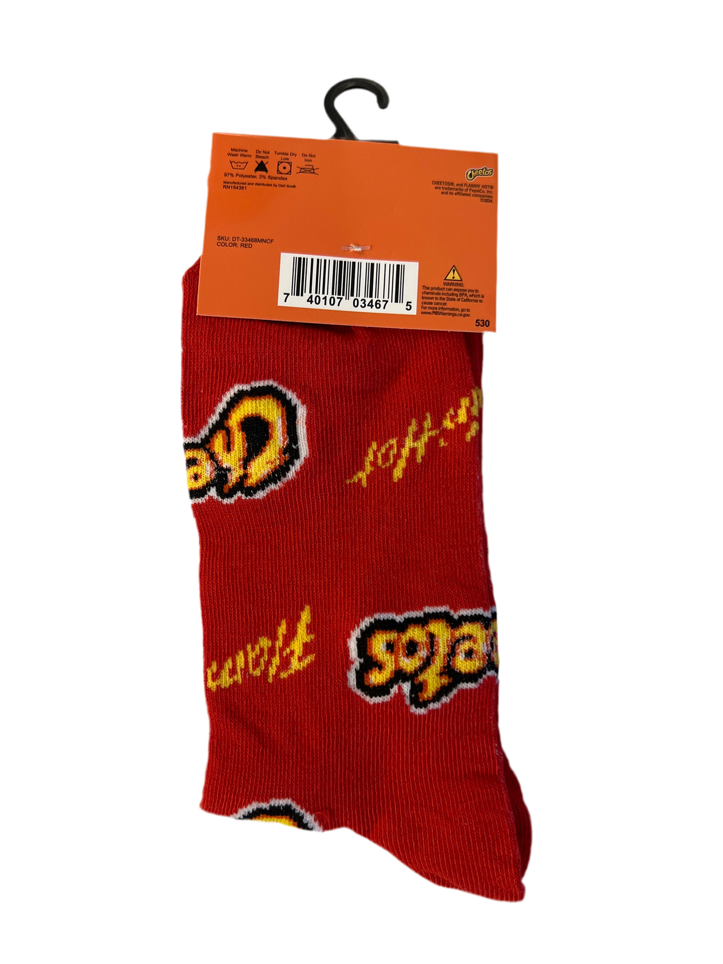 Cheetos “Flamin’ Hot” - crew socks
