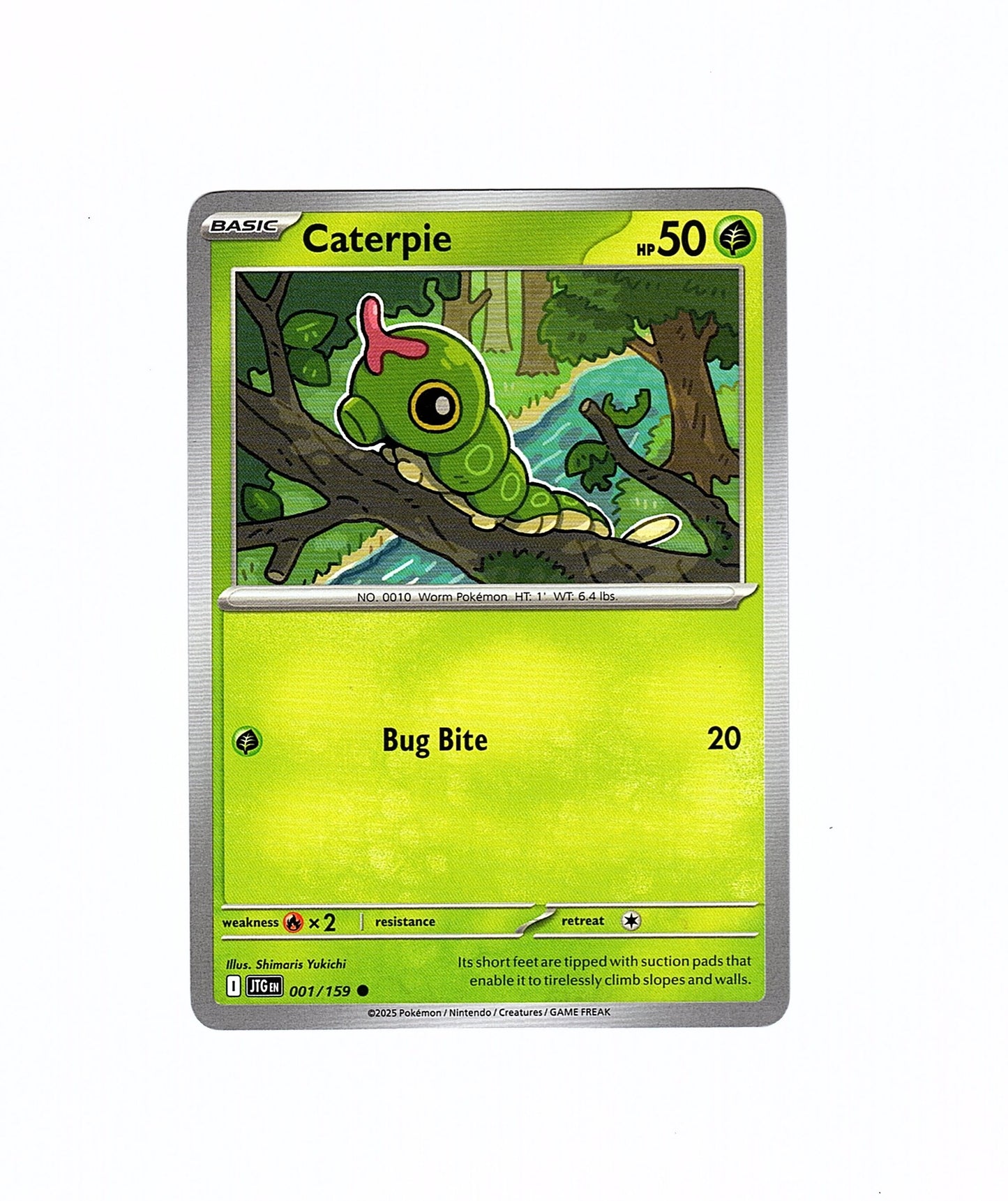 Pokemon: Caterpie 001/159 - Journey Together (Non-Holo)