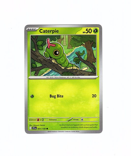 Pokemon: Caterpie 001/159 - Journey Together (Non-Holo)