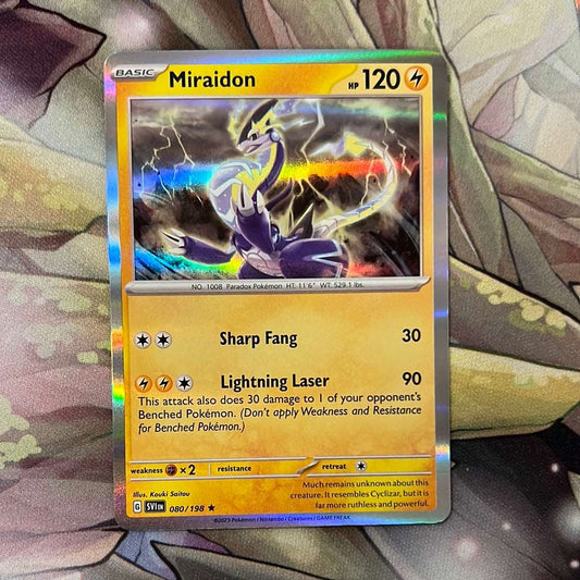 Miraidon 080/198 - Scarlet & Violet Base set Holo Rare