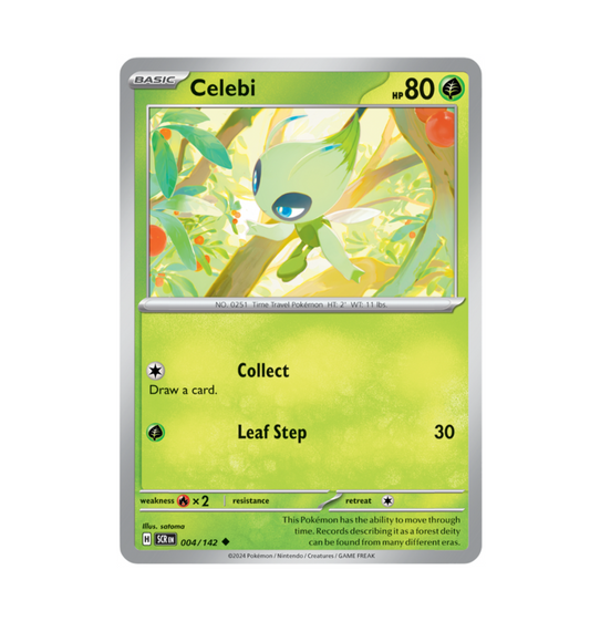 Pokemon: Celebi 004/142 - Stellar Crown (Non-Holo)