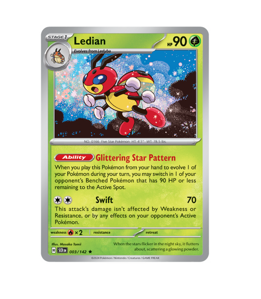 Pokemon: Ledian 003/142 - Stellar Crown (Non-Holo)