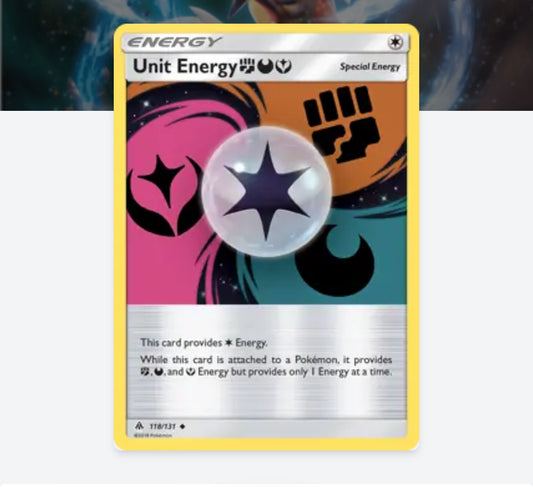 Pokémon: Unit Energy 118/131 - Forbidden Light Uncommon Non-Holo