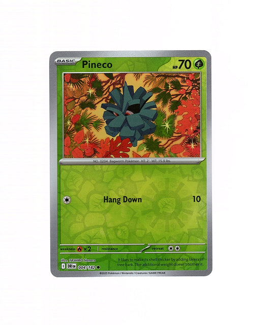 Pineco 004/182 - Destined Rivals (Reverse Holo) - Pokemon Card NM