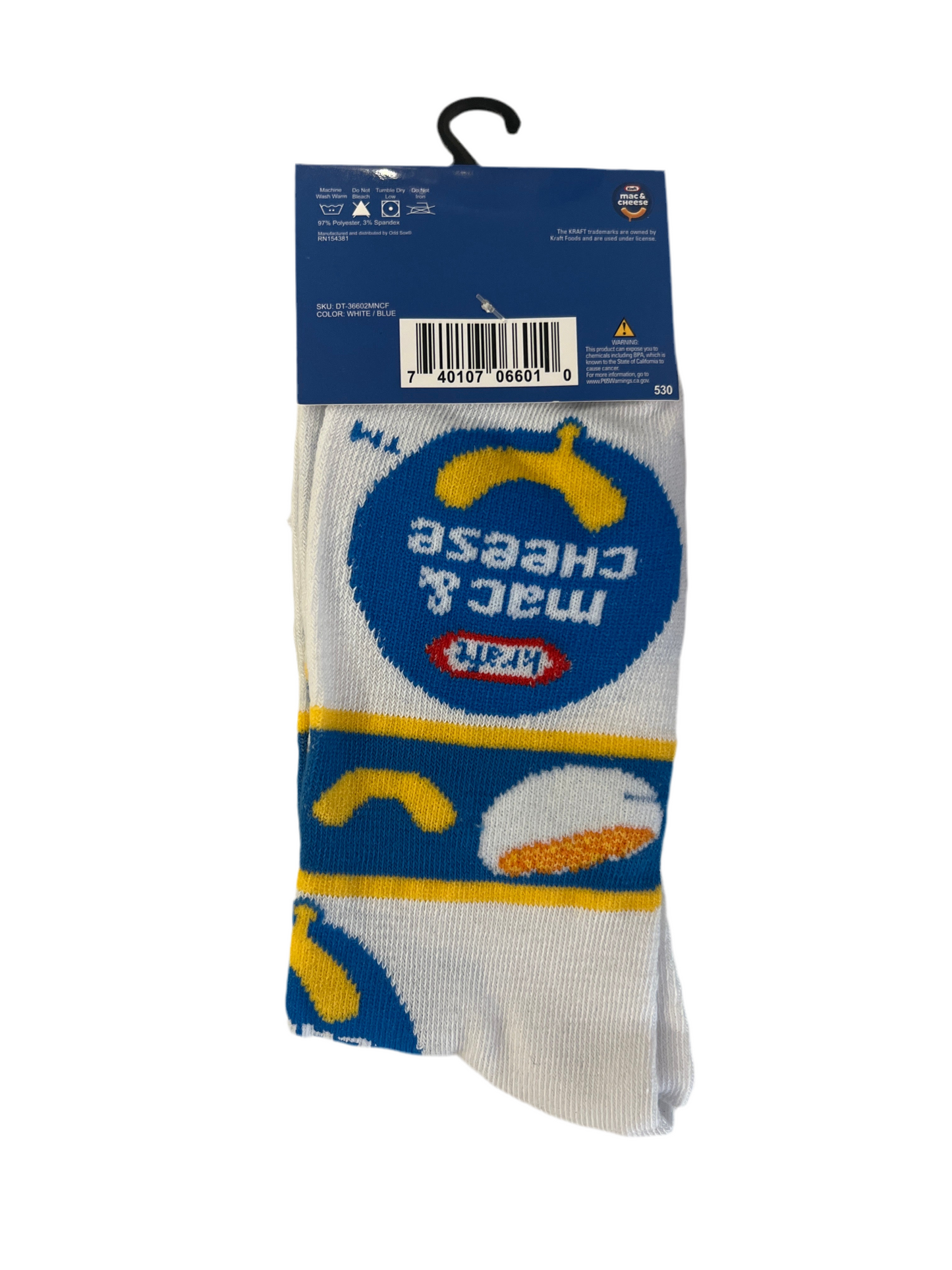 Kraft Mac & Cheese - crew socks