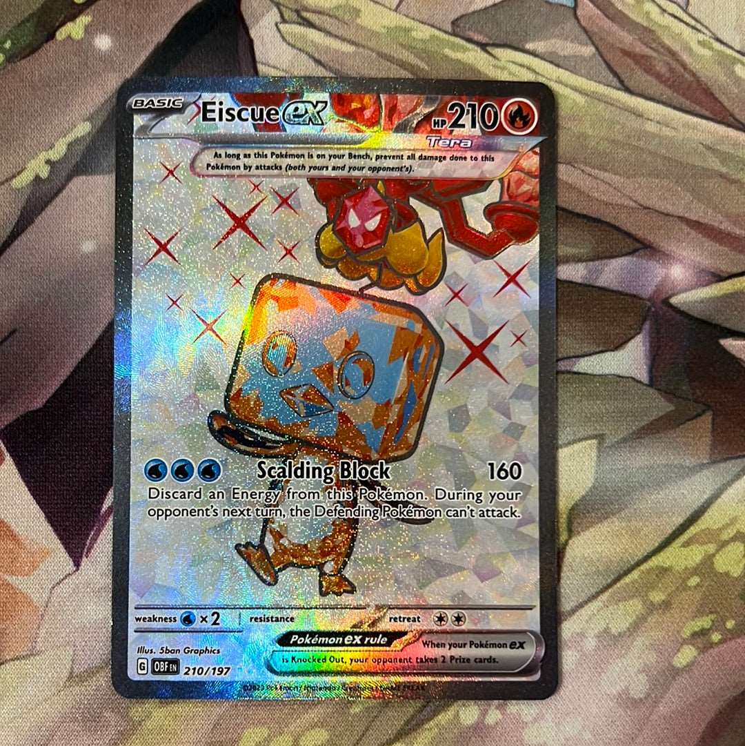 Pokémon: Eiscue ex 210/197 - Obsidian Flames Ultra Rare