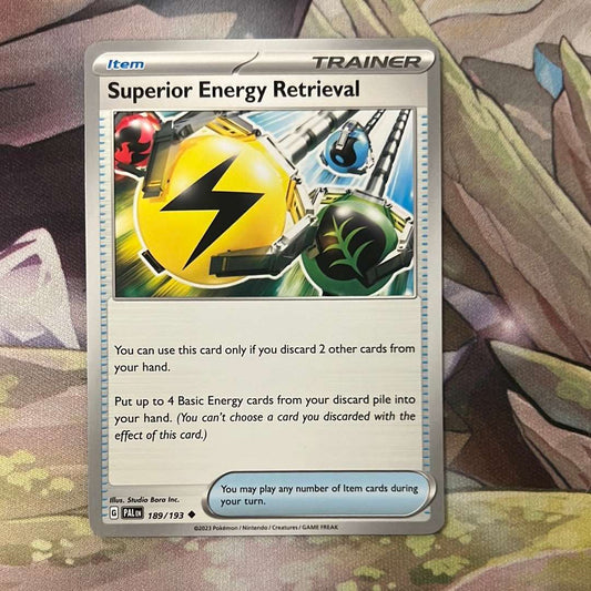Superior Energy Retrieval 189/193 - Paldea Evolved uncommon (Non-Holo)