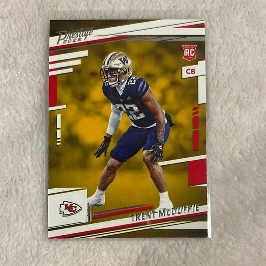 Trent McDuffie #334 - 2022 Panini Prestige RC (Kansan City Chiefs)