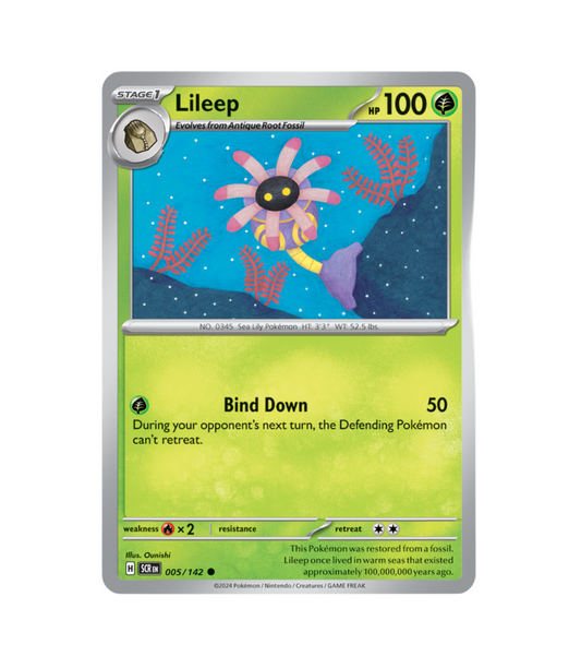 Pokemon: Lileep 005/142 - Stellar Crown (Non-Holo)