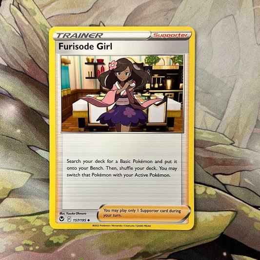Furisode Girl 157/195 - Silver Tempest Trainer uncommon (Non-Holo)