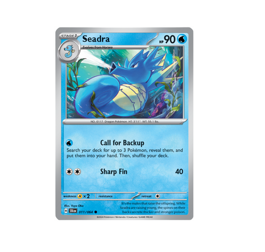 Pokemon: Seadra 011/064 - Shrouded Fable (Non-Holo) NM