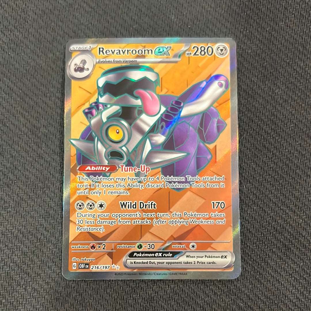Pokémon: Revavroom ex 216/197 - Obsidian Flame Ultra Rare