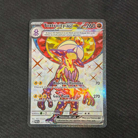 Pokémon: Toxitricity ex 227/182 - Paradox Rift Ultra Rare