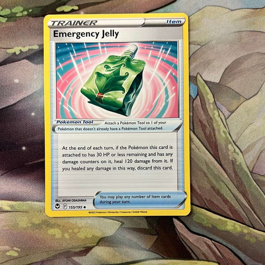 Emergency Jelly 155/195 - Silver Tempest Trainer uncommon (Non-Holo)