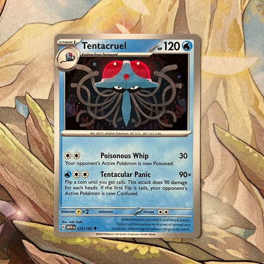 Pokemon: Tentacruel 073/165 - SV: 151 Uncommon (Non-Holo) NM
