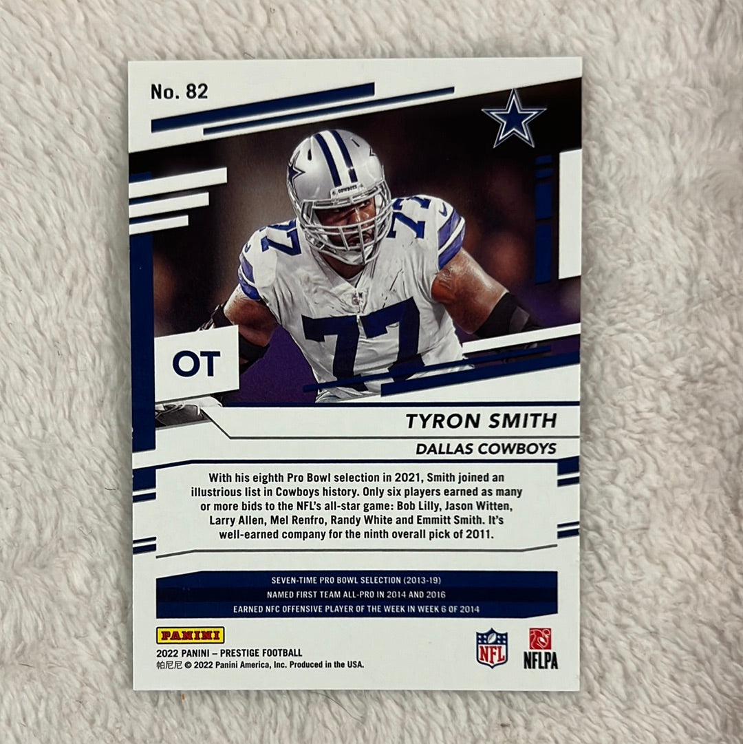 Tyron Smith #82 - 2022 Panini Prestige (Dallas Cowboys)