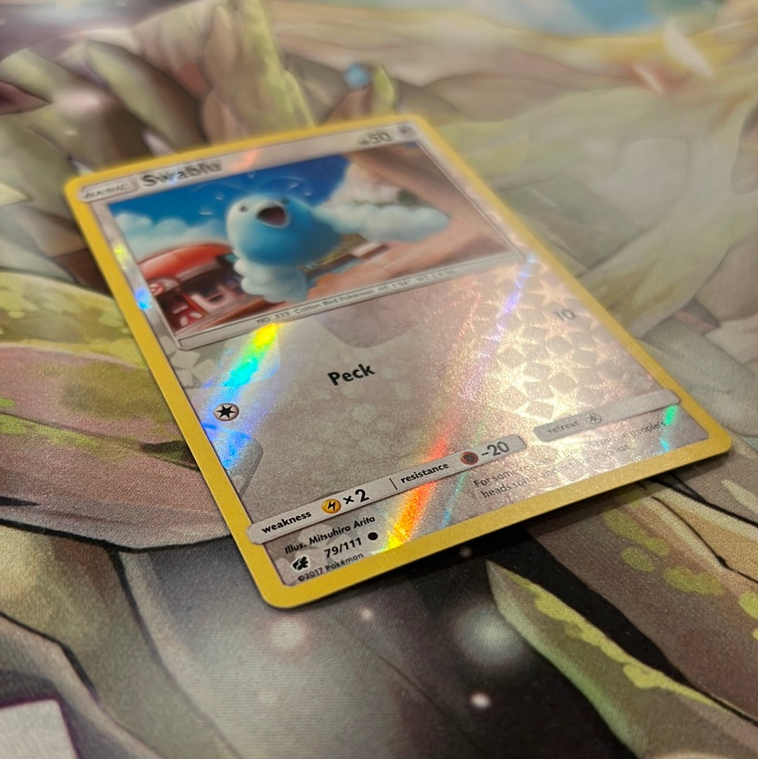 Pokémon: Swablu 79/111 - SM Crimson Invasion (Reverse Holo Common)