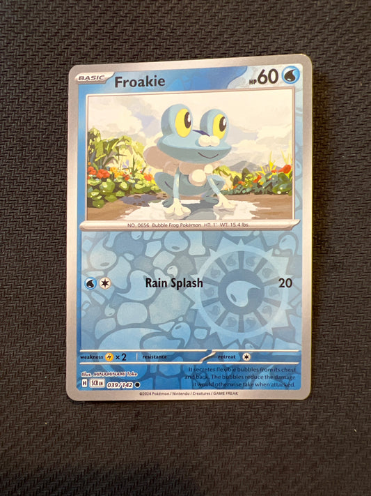 Pokemon: Froakie 039/142 - Stellar Crown (Reverse Holo Common) NM