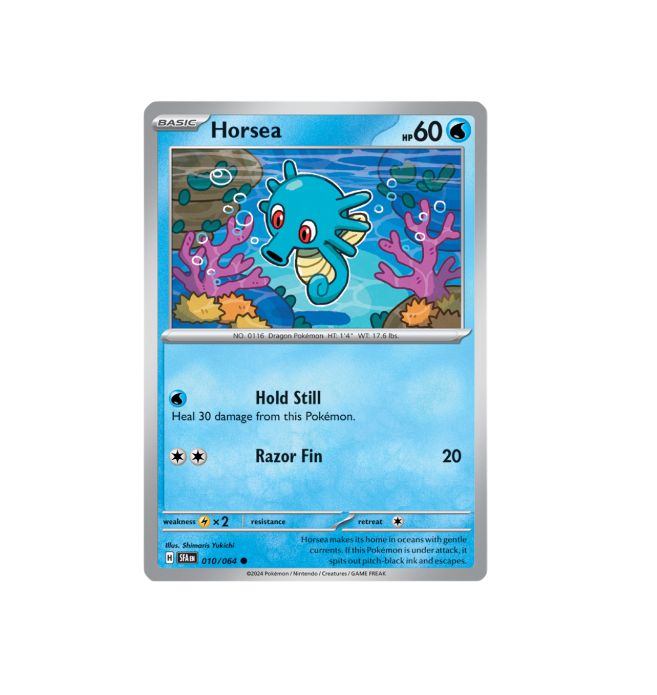 Pokemon: Horsea 010/064 - Shrouded Fable (Non-Holo) NM