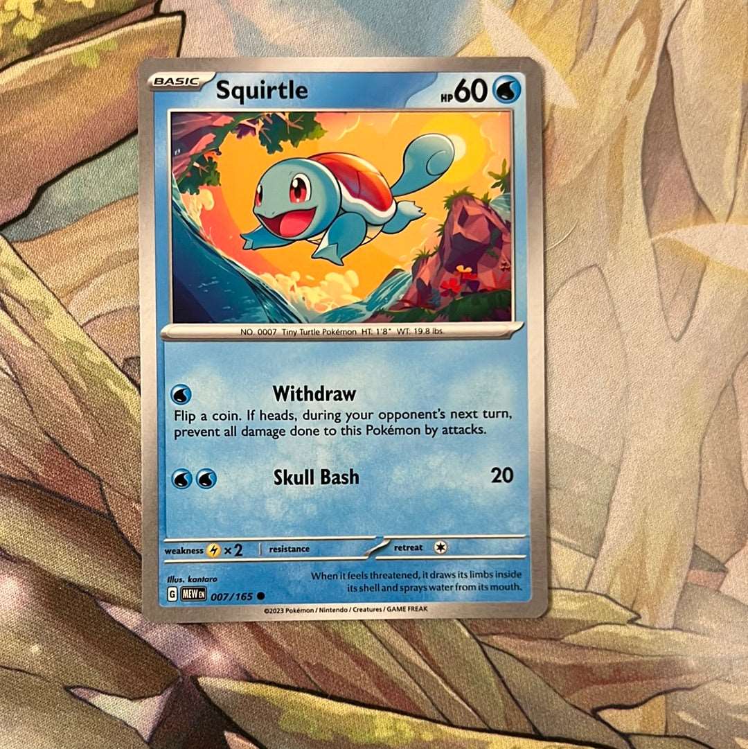 Squirtle 007/165 - SV: 151 Common (Non-Holo)