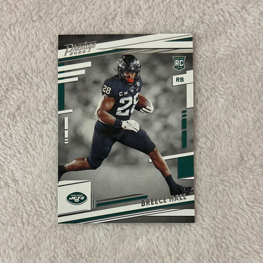 Breece Hall #313 - 2022 Panini Prestige RC (Jets)