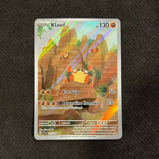 Pokémon: Klawf 217/198 - Scarlet & Violet Base Set Illustration Rare