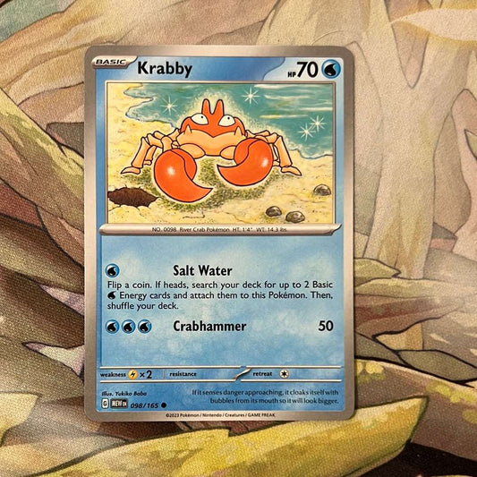 Krabby 098/165 - SV: 151 common (Non-Holo)