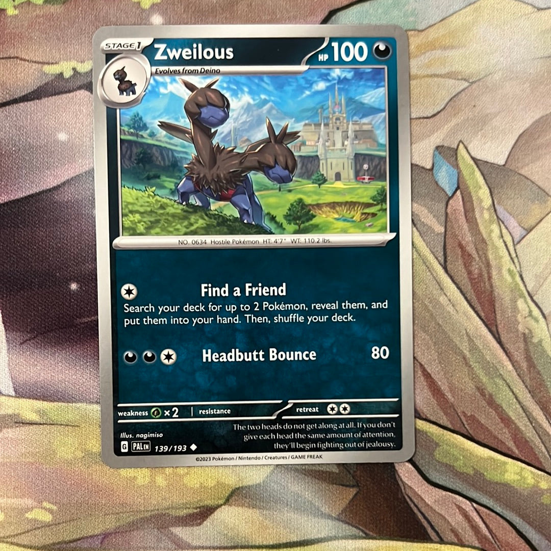 Zweilous 139/193 - Paldea Evolved uncommon (Non-Holo)