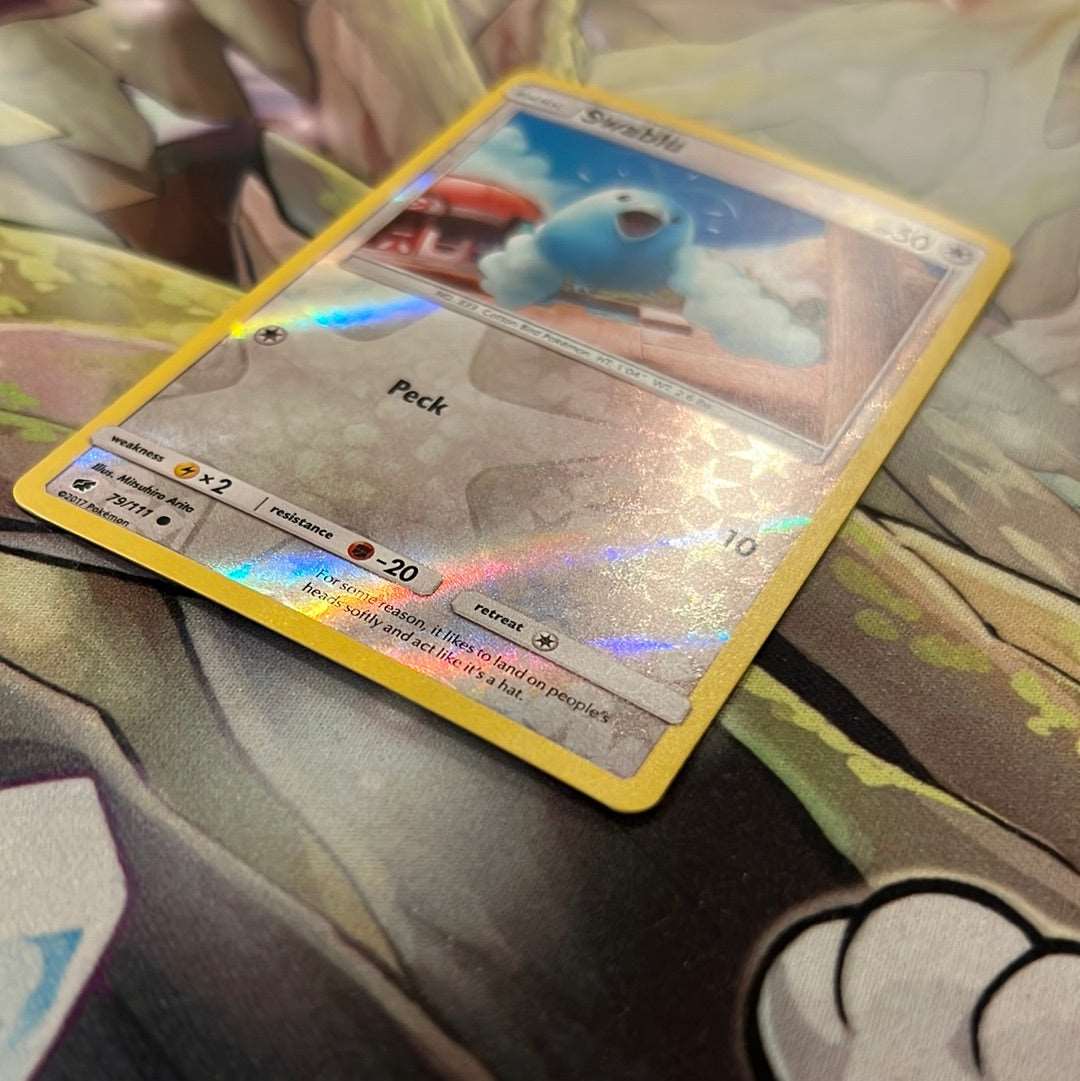 Pokémon: Swablu 79/111 - SM Crimson Invasion (Reverse Holo Common)