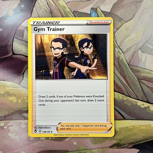 Gym Trainer 158/195 - Silver Tempest Trainer uncommon (Non-Holo)