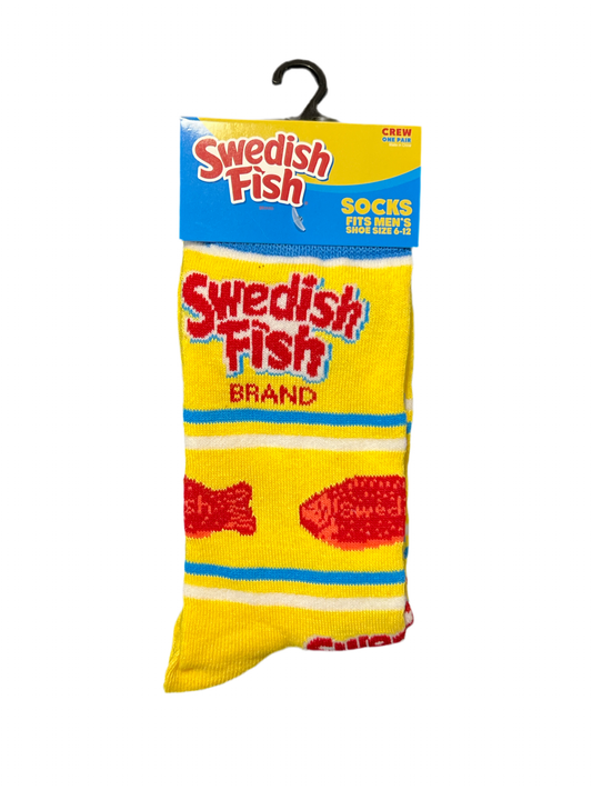 Swedish Fish crew socks