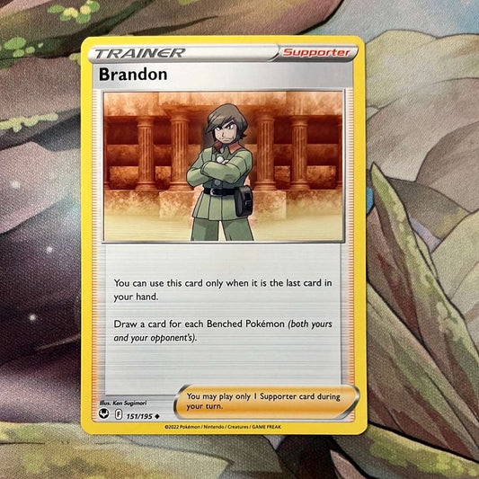 Brandon 151/195 - Silver Tempest Trainer uncommon (Non-Holo)