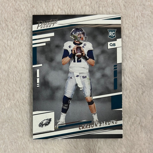 Carson Strong #306 - 2022 Panini Prestige RC (Eagles)