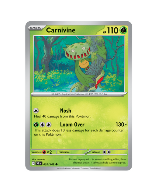 Pokemon: Carnivine 007/142 - Stellar Crown (Non-Holo)