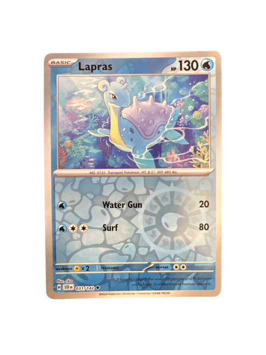 Pokemon: Lapras 031/142 - Stellar Crown (Reverse Holo Uncommon) NM
