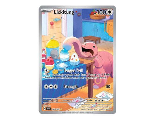 Pokemon: Lickitung 180/162 - Temporal Forces - Illustration Rare [Holo Foil]